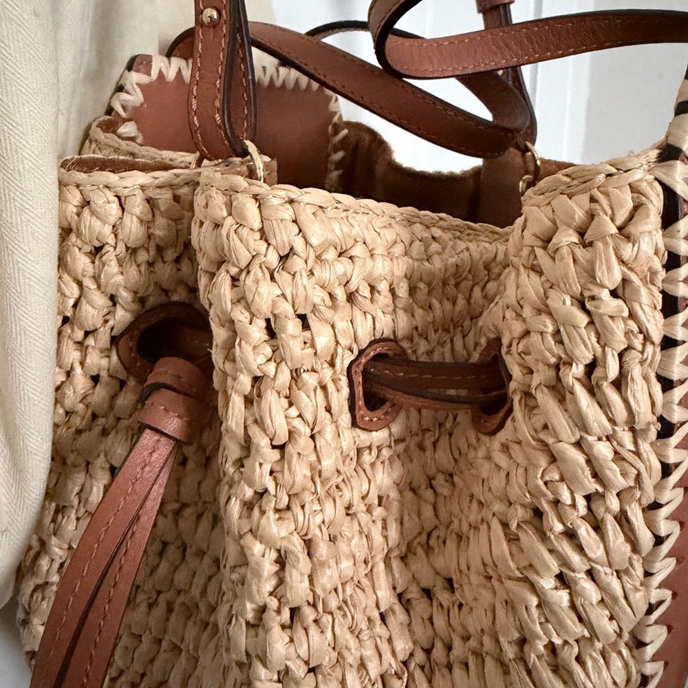 ULLA JOHNSON Rafia Handbag - Picture 10 of 12